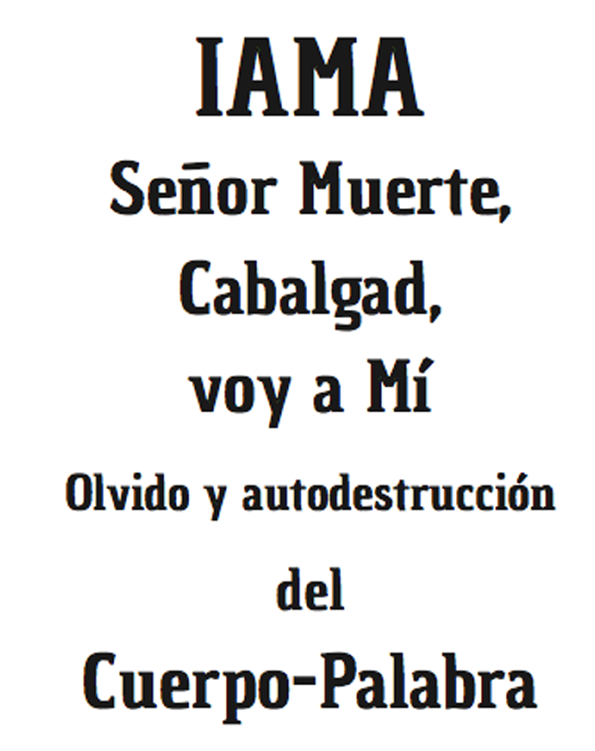 Colaboración # La escritura sin escritor por Delia