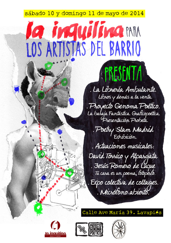 En La Inquilina para la 9º edición de Los Artistas del Barrio (10 y 11 de mayo)