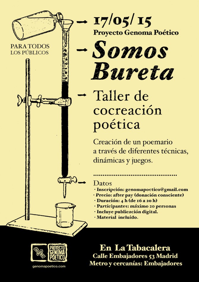 Somos Bureta. Taller de cocreación poética