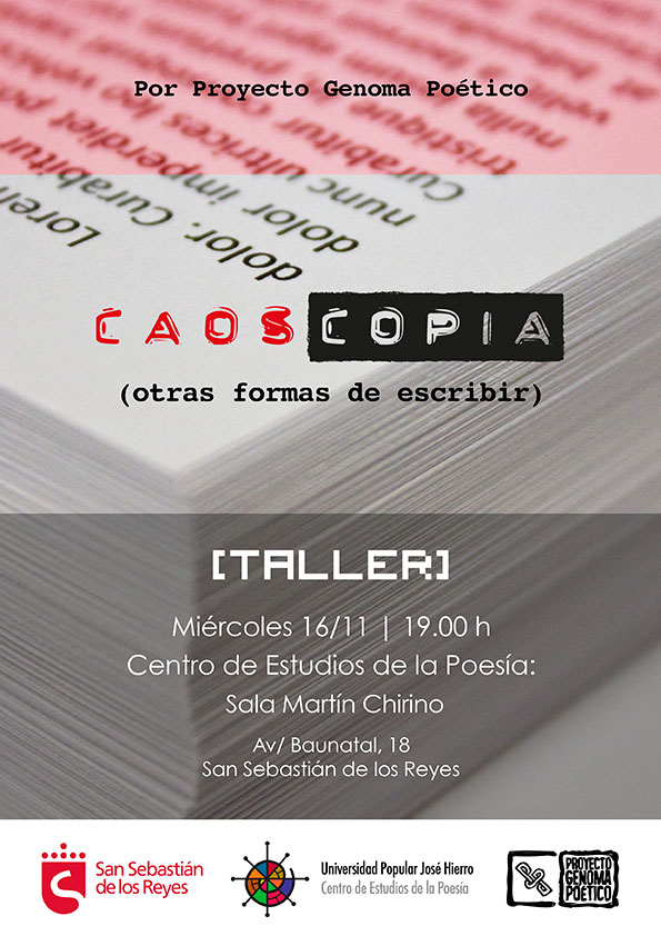 CAOSCOPIA (Otras formas de escribir) taller
