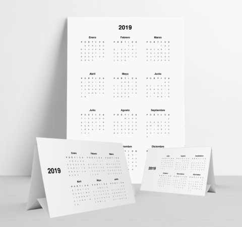 Calendaria Poética 2019