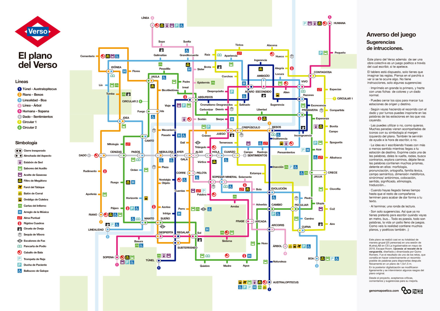 Plano del Verso (obra colectiva y juego)