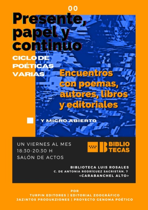 Presente, papel y continuo. Ciclo de poéticas varias
