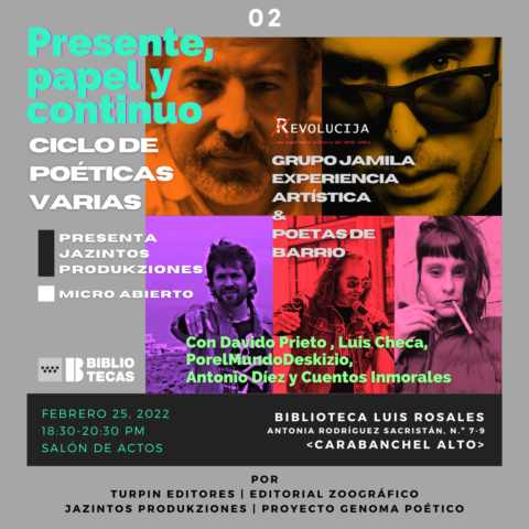 El 25 de febrero, presenta JazintosProdukziones